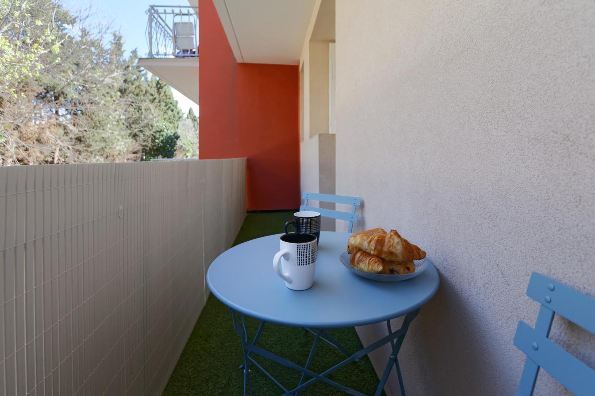 016- T2 Tropisme, Appart 1 Chambre,Clim,Wifi,Parking Montpellier Exterior photo
